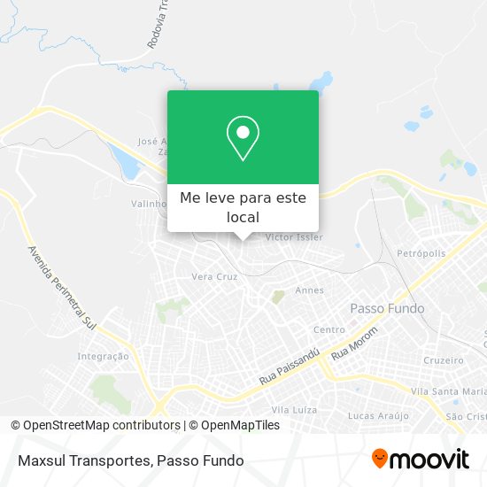 Maxsul Transportes mapa