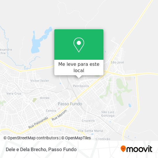 Dele e Dela Brecho mapa