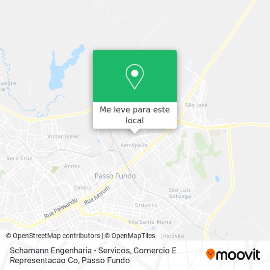 Schamann Engenharia - Servicos, Comercio E Representacao Co mapa