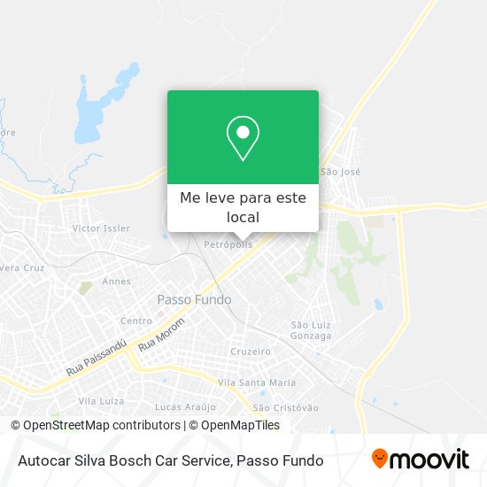 Autocar Silva Bosch Car Service mapa