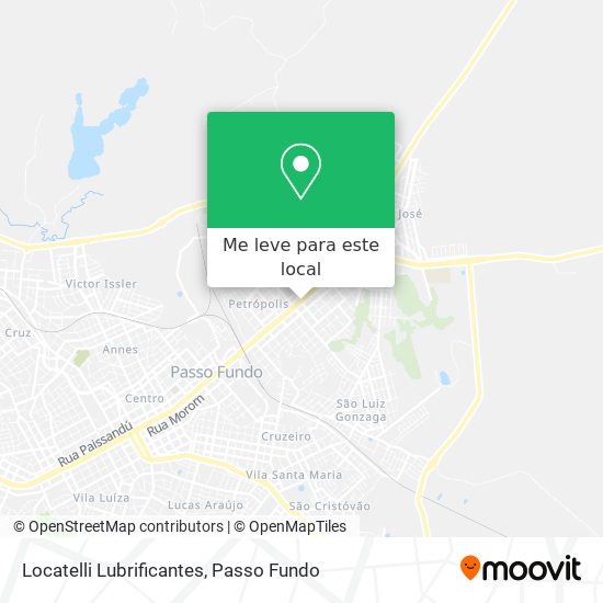 Locatelli Lubrificantes mapa