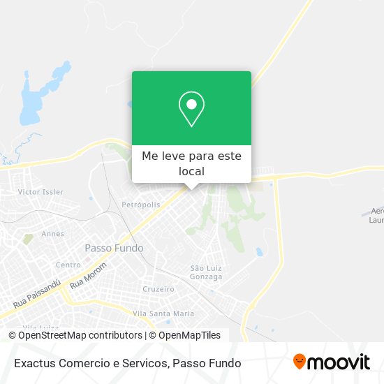 Exactus Comercio e Servicos mapa