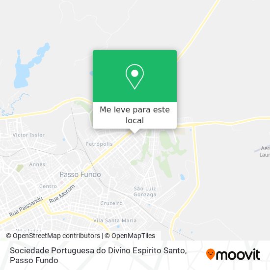 Sociedade Portuguesa do Divino Espirito Santo mapa