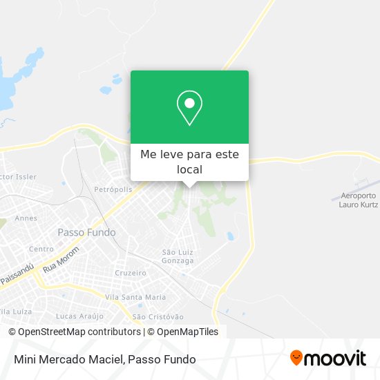 Mini Mercado Maciel mapa