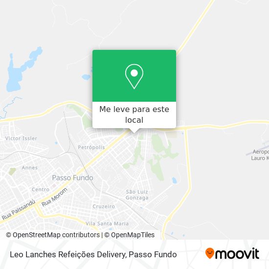 Leo Lanches Refeições Delivery mapa