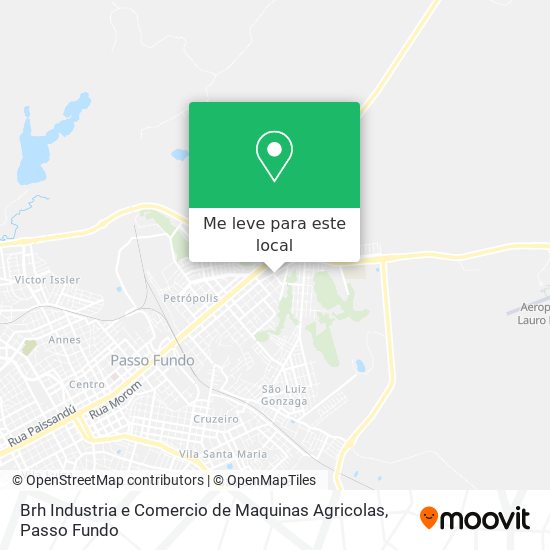 Brh Industria e Comercio de Maquinas Agricolas mapa