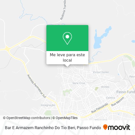 Bar E Armazem Ranchinho Do Tio Beri mapa