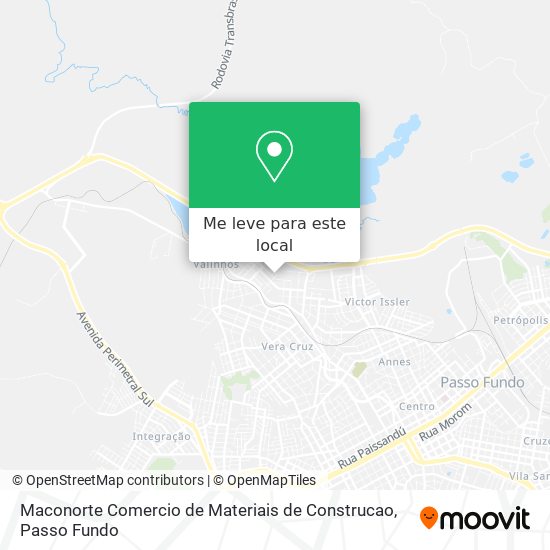 Maconorte Comercio de Materiais de Construcao mapa