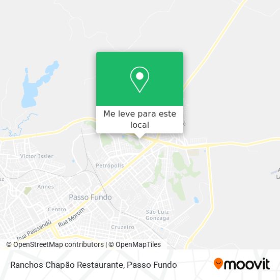 Ranchos Chapão Restaurante mapa