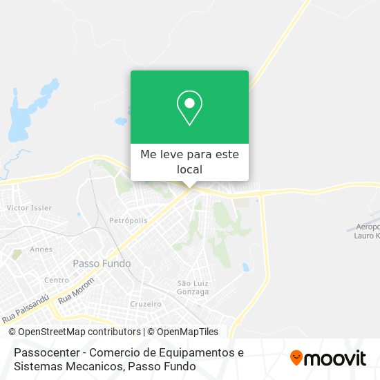 Passocenter - Comercio de Equipamentos e Sistemas Mecanicos mapa