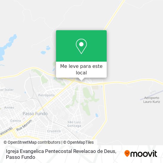 Igreja Evangelica Pentecostal Revelacao de Deus mapa
