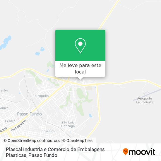 Plascal Industria e Comercio de Embalagens Plasticas mapa