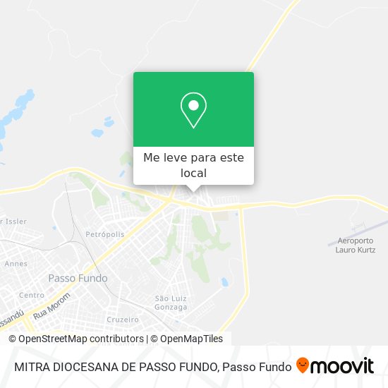 MITRA DIOCESANA DE PASSO FUNDO mapa