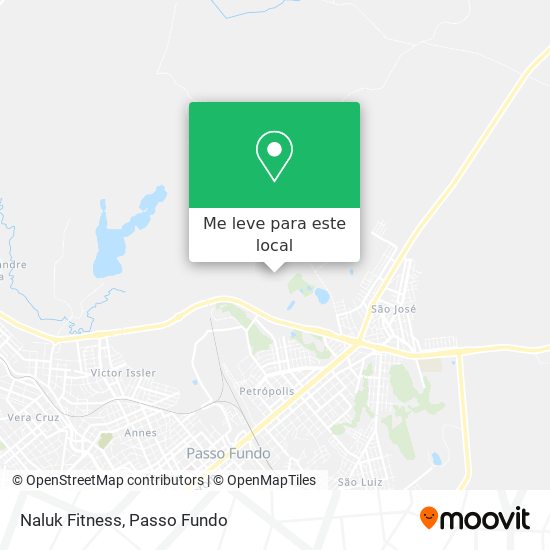 Naluk Fitness mapa