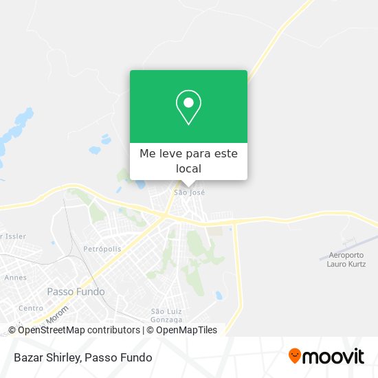 Bazar Shirley mapa