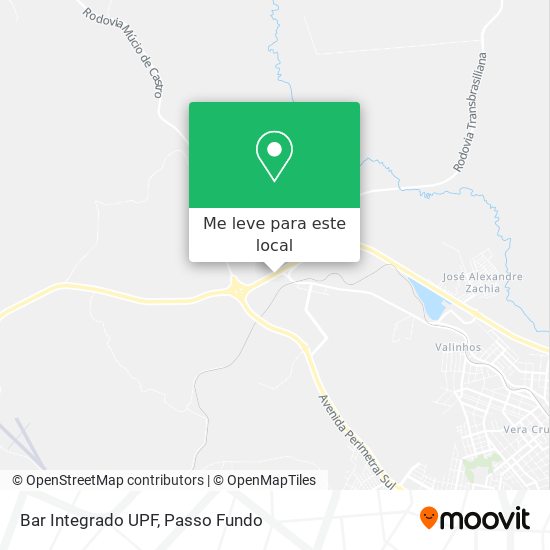 Bar Integrado UPF mapa