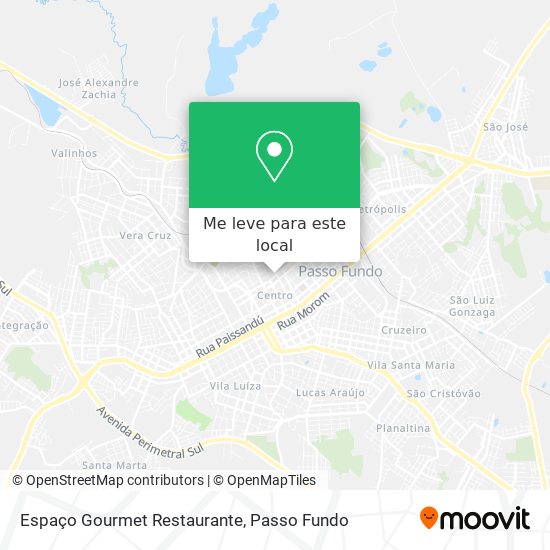 Espaço Gourmet Restaurante mapa