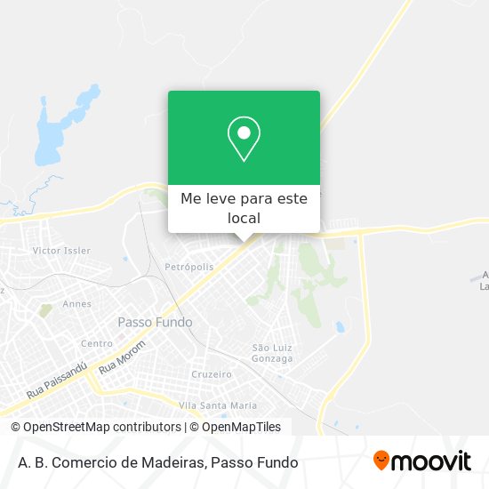 A. B. Comercio de Madeiras mapa