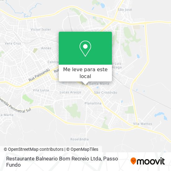 Restaurante Balneario Bom Recreio Ltda mapa