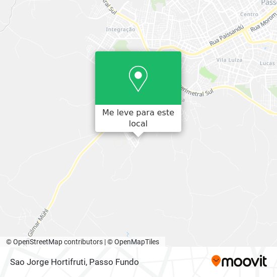 Sao Jorge Hortifruti mapa