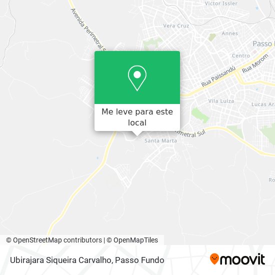 Ubirajara Siqueira Carvalho mapa