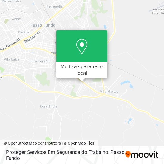 Proteger Servicos Em Seguranca do Trabalho mapa