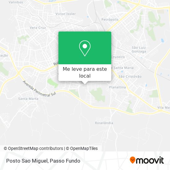 Posto Sao Miguel mapa