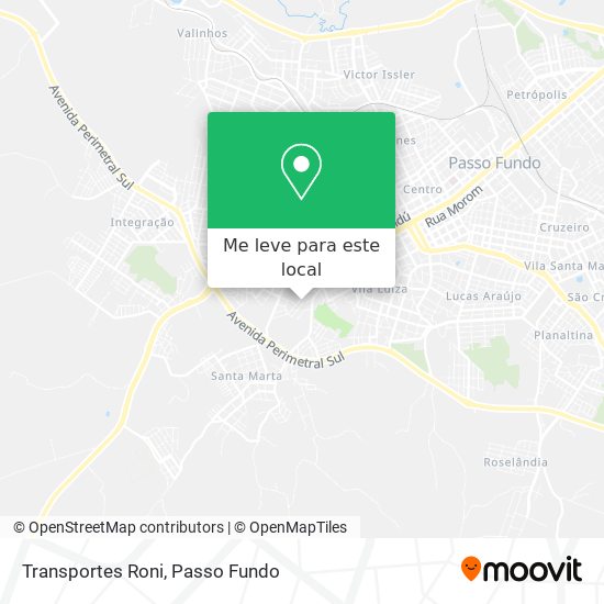 Transportes Roni mapa