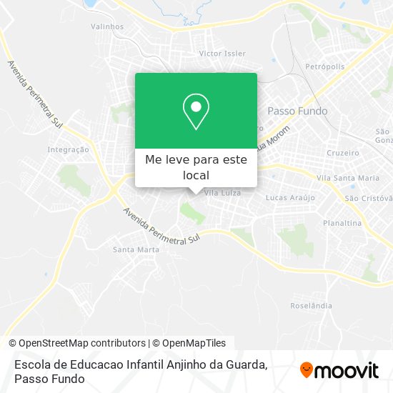 Escola de Educacao Infantil Anjinho da Guarda mapa