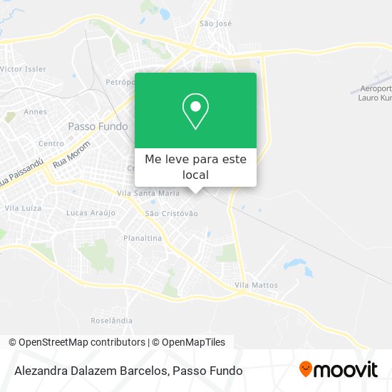 Alezandra Dalazem Barcelos mapa