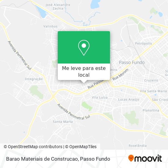 Barao Materiais de Construcao mapa