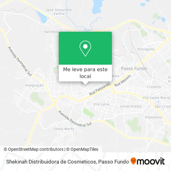 Shekinah Distribuidora de Cosmeticos mapa