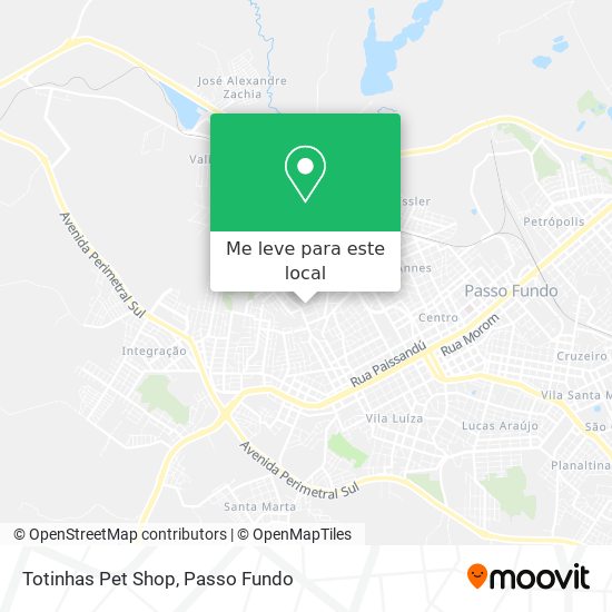 Totinhas Pet Shop mapa