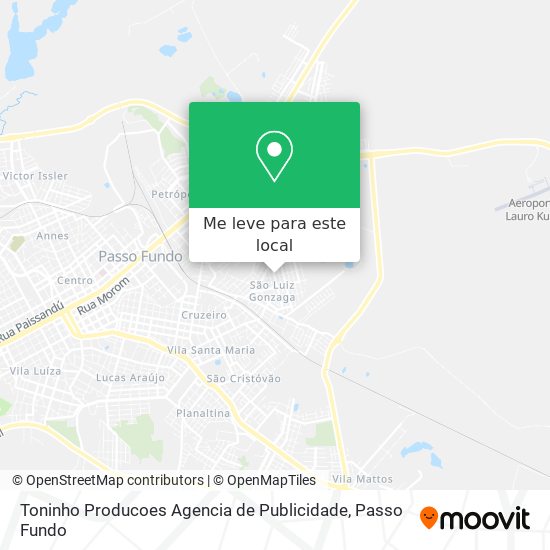 Toninho Producoes Agencia de Publicidade mapa