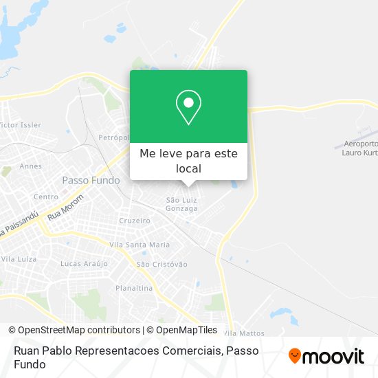 Ruan Pablo Representacoes Comerciais mapa