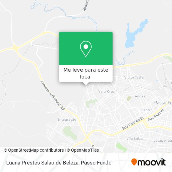 Luana Prestes Salao de Beleza mapa