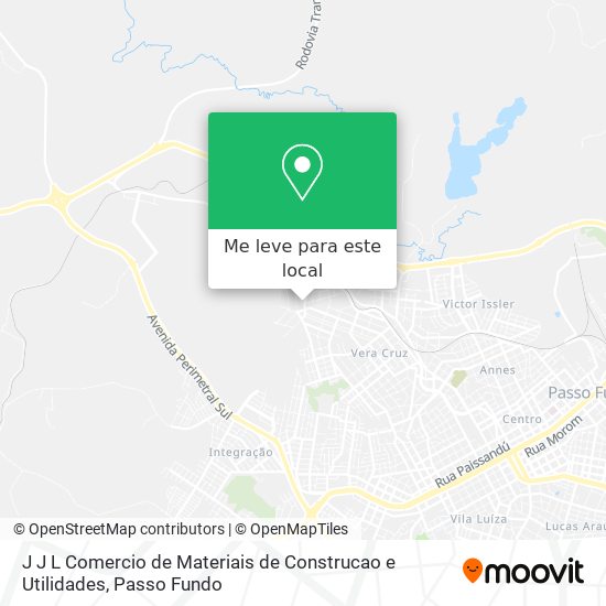 J J L Comercio de Materiais de Construcao e Utilidades mapa