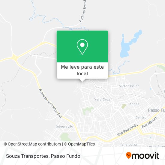 Souza Transportes mapa