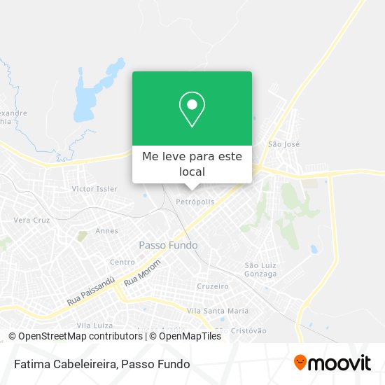 Fatima Cabeleireira mapa