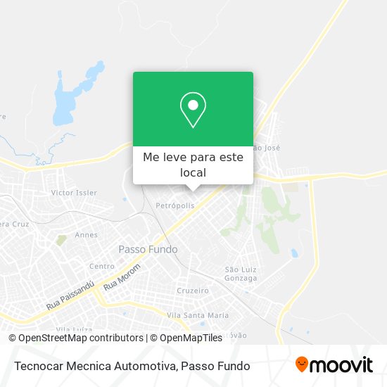 Tecnocar Mecnica Automotiva mapa