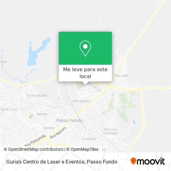 Guria's Centro de Laser e Eventos mapa