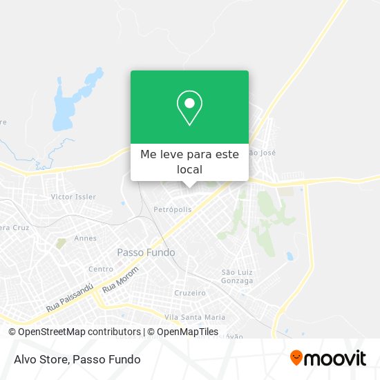 Alvo Store mapa