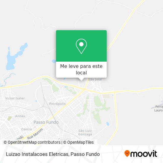 Luizao Instalacoes Eletricas mapa