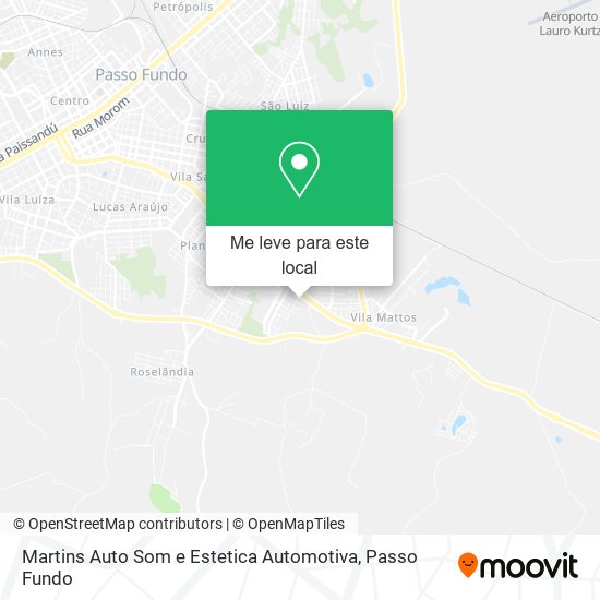 Martins Auto Som e Estetica Automotiva mapa