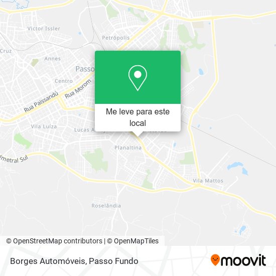 Borges Automóveis mapa