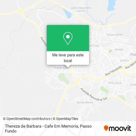 Thereza de Barbara - Cafe Em Memoria mapa