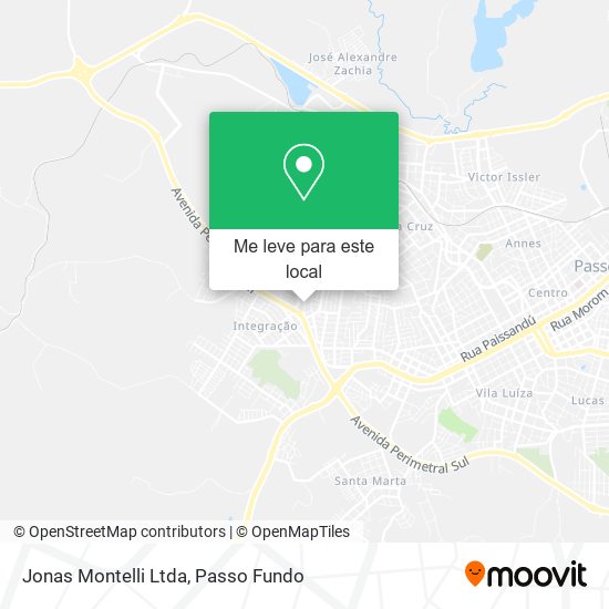 Jonas Montelli Ltda mapa