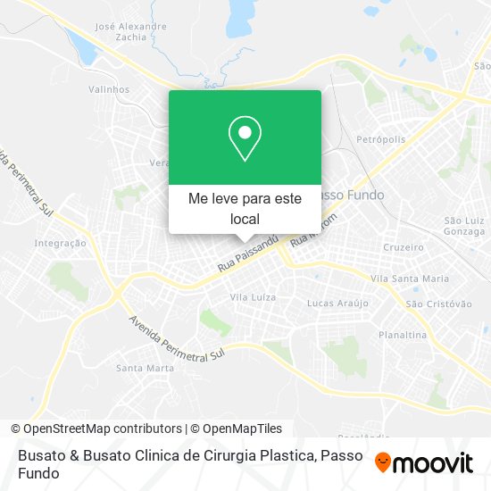 Busato & Busato Clinica de Cirurgia Plastica mapa