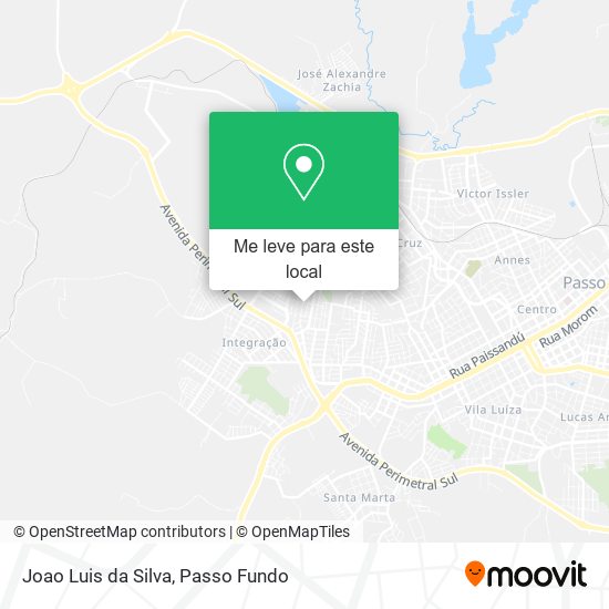 Joao Luis da Silva mapa