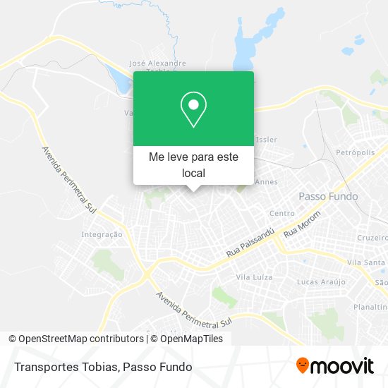 Transportes Tobias mapa
